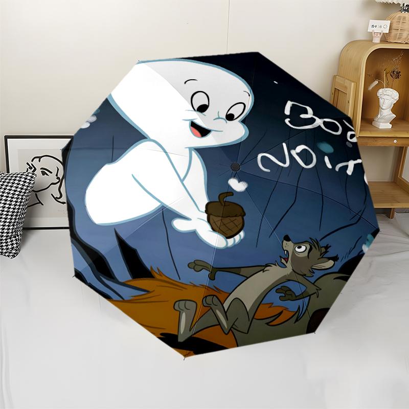 1pc Casper Umbrella, Sun Protection, And UV Shielding. It Has Eight Sturdy Ribs for Outdoor Use And Perfect As a Holiday Gift