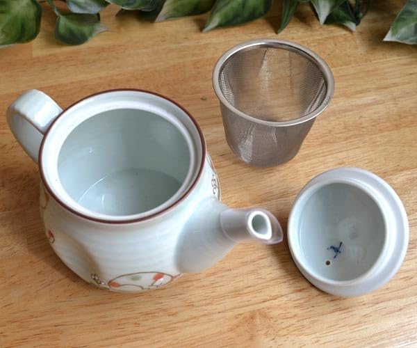 Котелок Arita Ware Чайник Милый Подарок Сделано в Японии Сувенир Товары для кошек Японский Кот