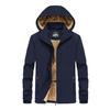 New Autumn and Winter Men's Jackets Plus Velvet Casual Outdoor Loose Windproof Large Size Assault Jacket