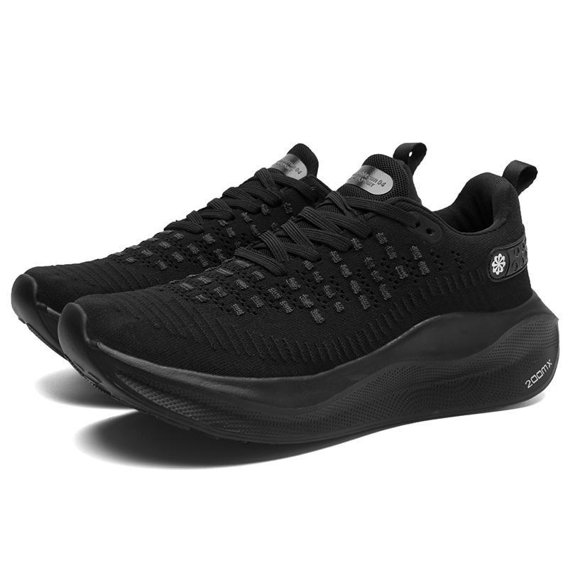 Men'S Cushioning Running Eva Midsole Shock Absorption Lightweight Breathable Mesh Sports Sneakers Health And Walking