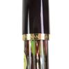 Excellent PERIKAN fountain pen M&K brown stripes Dark brown gold 14K mens 400NN Used