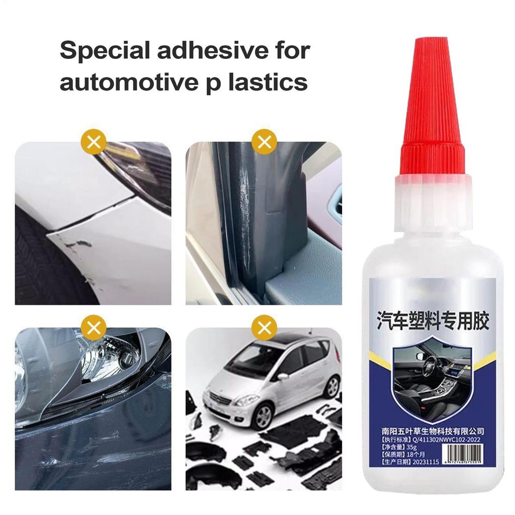 Car Plastic Special Adhesive Strong Adhesive Quick Drying Glue for Bumper Seal Repair Car Fenders Door Handles Rearview Mirrors