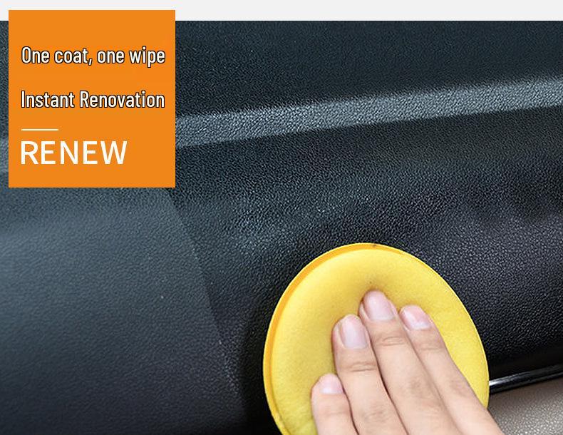 Multifunctional Car Plastic, Rubber & Leather Restorer - Nourishing Cream for Interior & Dashboard