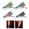 Stylish Alloy Dragonfly Brooch with Rhinestones Lapel Pin Perfect for Enhancing Any Outfit with a Sparkles of Elegance