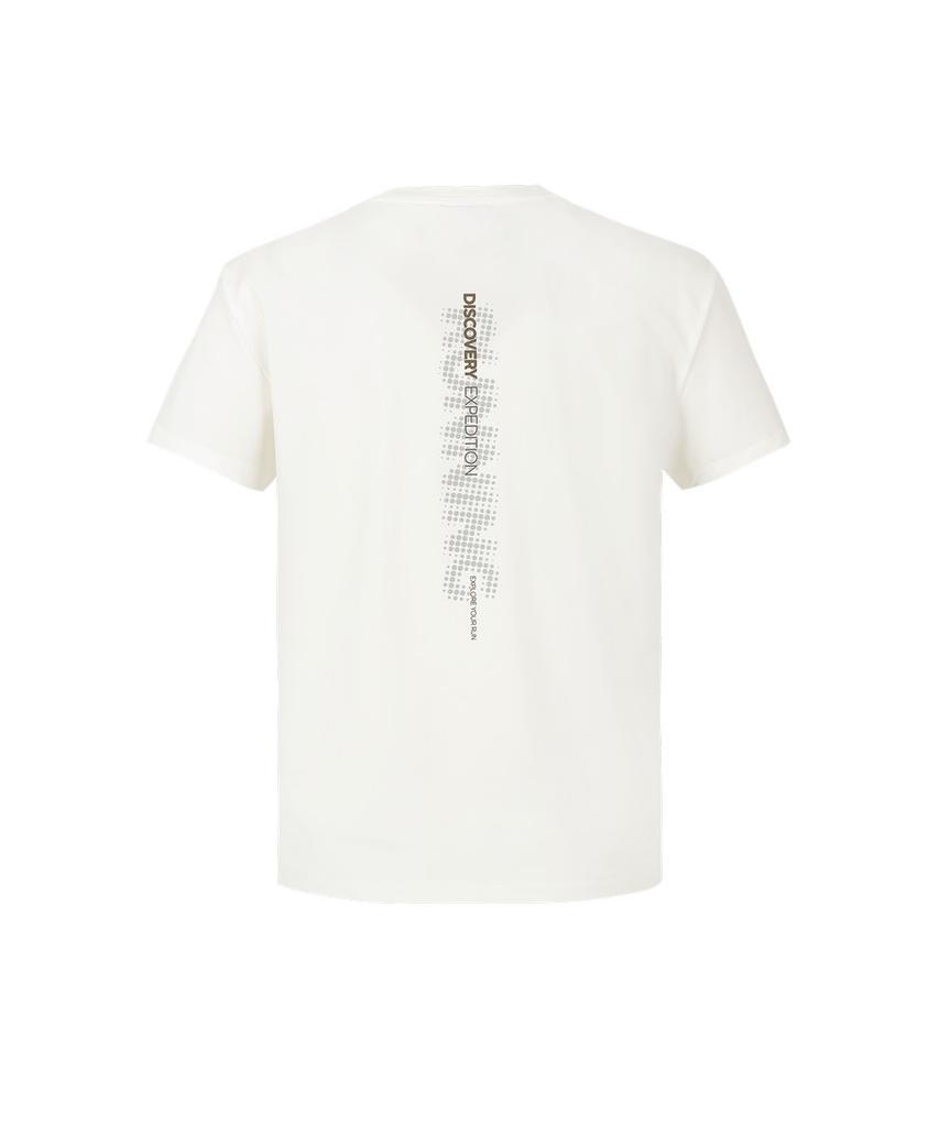 DISCOVERY EXPEDITION Women'S Logo-Point Running T-Shirt (Cream)