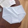 Ladies Spring Simple Cotton Comfortable Breathable Long Crotch Waist Underwear
