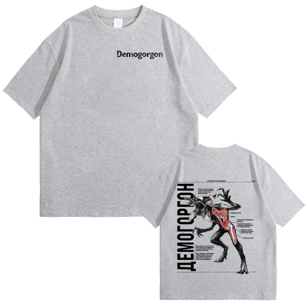 American TV Series Eddie Munson The Demogorgon Tshirt Man Eating Flower Tshirt Mens Womens Gothic Fashion Retro Y2K Tshirt
