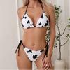 Sexy Cow Print Bikini - Women's Hot Split European & American Style Swimsuit