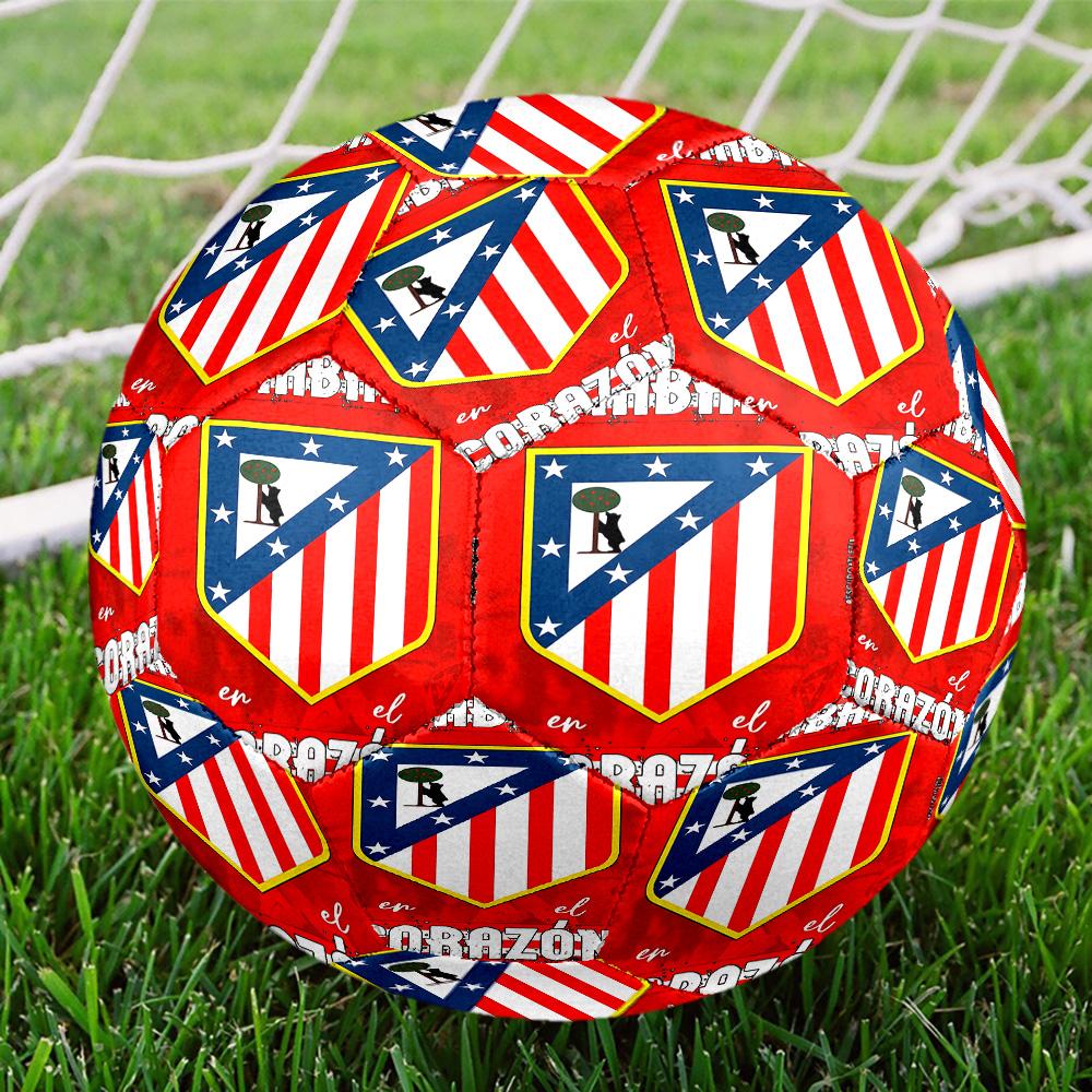 football club Print Size 5 Soccer Ball, Standard Match Football for Sports Game and Team Practice, Ideal Gift for Soccer Fans