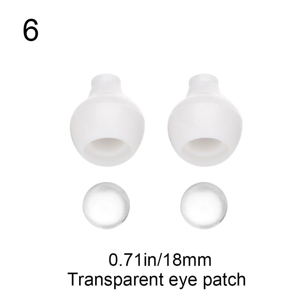 Quality Accessories DIY Acrylic Doll Eyes Eyeball Toy Transparent&Black Eye Patch Sticking Mud Clay