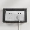 Double-position Splashproof Box Self-adhesive Outlet Socket Waterproof Cover Outlet Case  Indoor