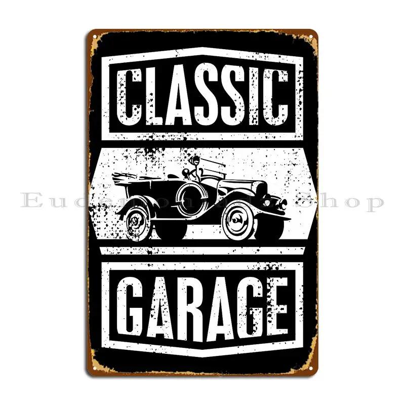 Classic Car Garage Etraveler Metal Plaque Poster Mural Living Room Customize Bar Cave Funny Tin Sign Poster