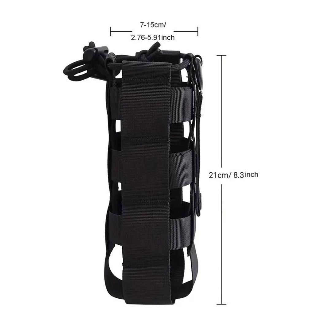 Сумка-держатель для бутылки с водой на пояс из нейлона, тактические чехлы для бутылок с водой, переноски для бутылок с водой для кемпинга, пешего туризма, путешествий