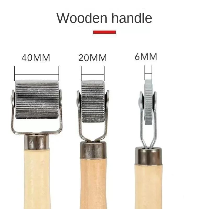 Набор для ремонта автомобильных шин Ролик Автоматический Ролик для ремонта колес мотоцикла Накладной ролик с деревянной ручкой Инструмент для ремонта автомобильных шин Аксессуары