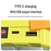 Портативный светодиодный аварийный прожектор на солнечной батарее с USB