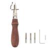 7 In 1 Multifunction Edge Beveller Groover Handle Leather Creaser Edge Trimming Tool