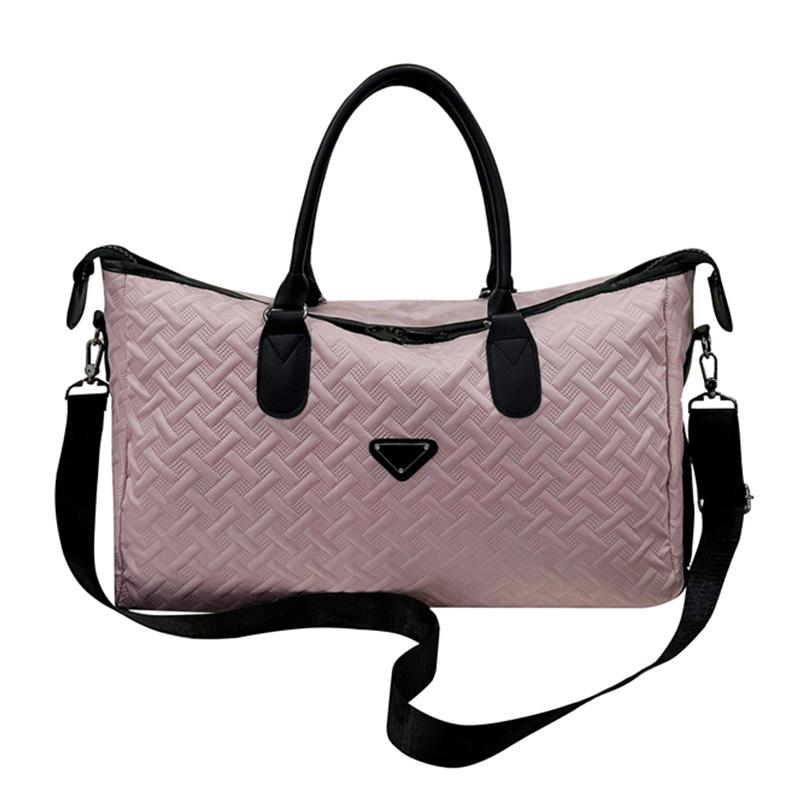 Женская спортивная сумка для разделения сухого и мокрого, портативная дорожная сумка большой вместимости с отделением для обуви для поездок