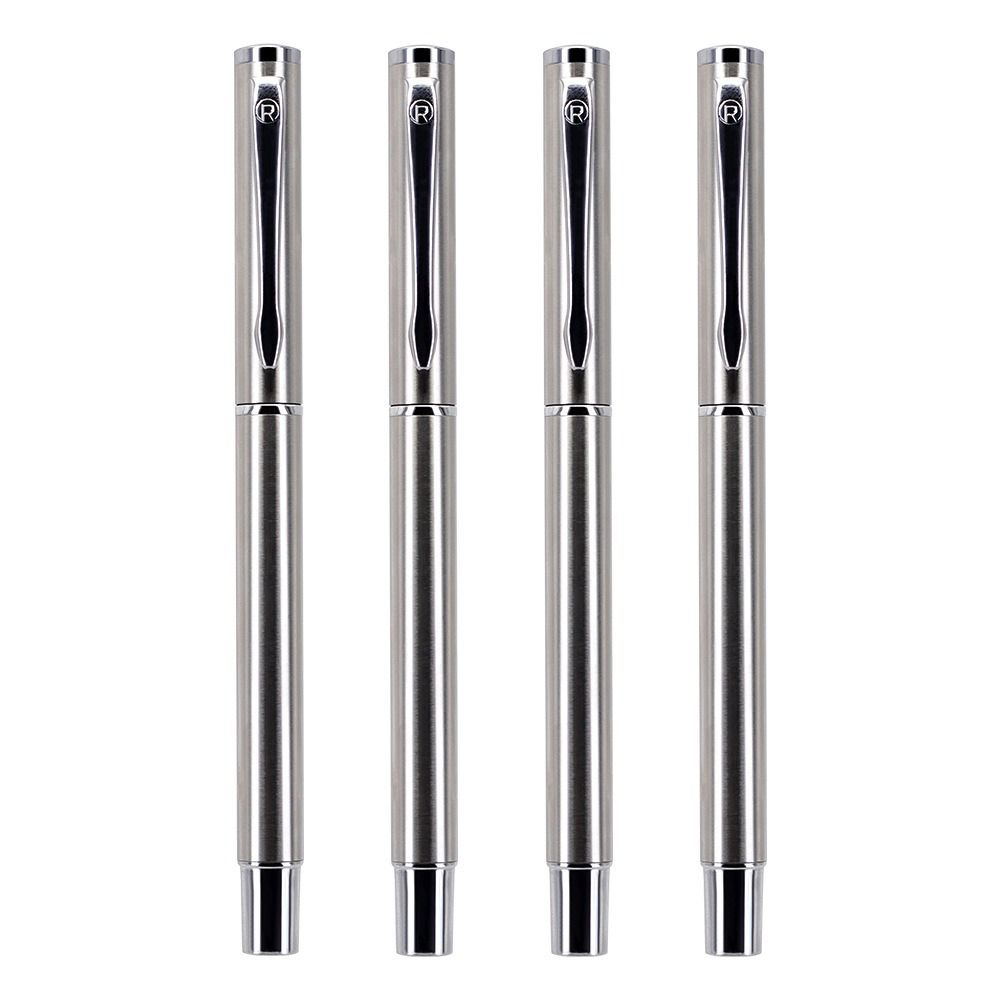 Curved Nib Fountain Pen Metal Writing Signature Pen Multi-functional Calligraphy Pen Students