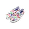 Vans Серия Slip-On Мини Серия Супермаркет Холст Веселые Граффити Разноцветные Теги Повседневные Низкие Кеды для Скейтбординга Унисекс кроссовки Черный VN0A33TB44C