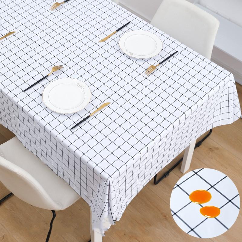 Роскошная высококачественная водонепроницаемая и маслостойкая скатерть из ПВХ, не требующая мытья, прямоугольный бытовой стол, чайный столик и настольная ткань