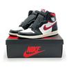555088-061 Nike Air 1 Retro High Черный Белый Парусный Красный
