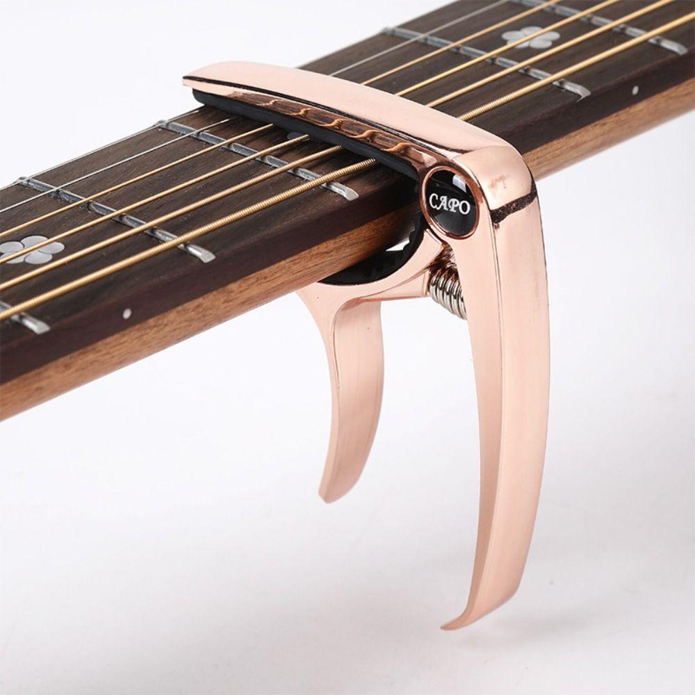 Accessories Electric Guitar Tuning Clamp Guitar Tuner Key Trigger Capo Guitar Capo Guitar Clamp