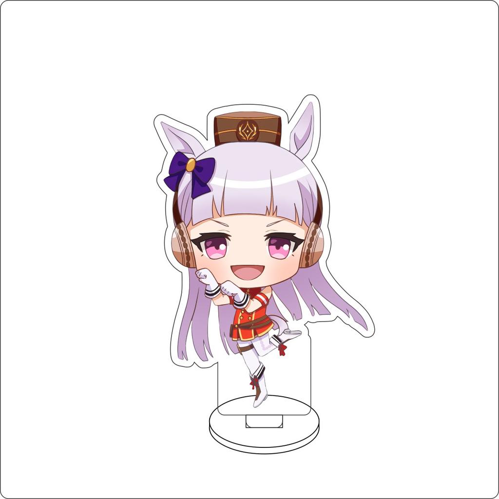 10 см Аниме Pretty Derby Фигурка Стенд Модель Daiwa Scarlet/Satono Diamond Милый Декор для Стола Стоячий Знак Подарки