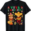 Viva Mexico Boy Girl Maracas Guitar Mexican Independence Kid T Shirt