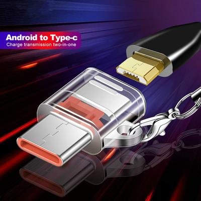 Тип-C USB-C Мужской к Micro USB Женский адаптер OTG Converter, подходит для Samsung, LG, Xiaomi и Redmi Huawei OnePlus для синхронизации данных зарядки