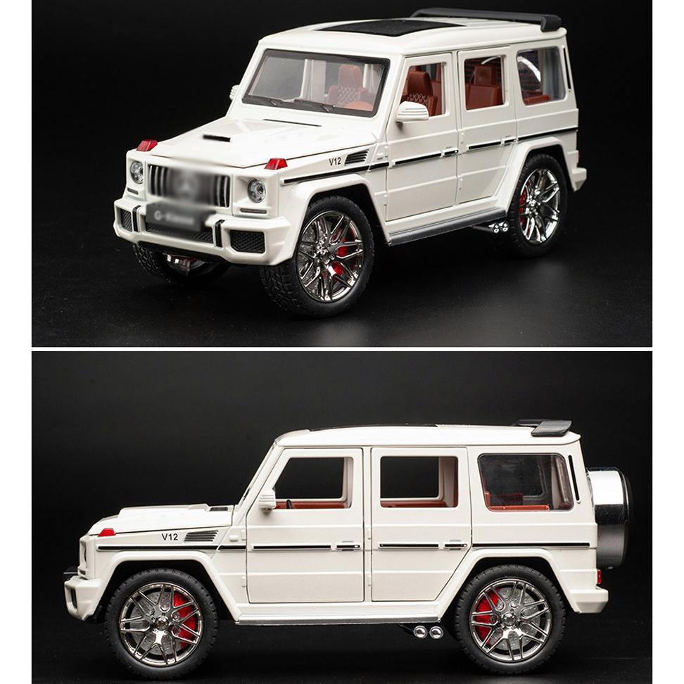 Масштаб 1/24 Benz G-KLESSA AMG G63, литая под давлением модель автомобиля, игрушечный автомобиль с откатным механизмом, звуком и светом для детей, коллекция подарков для мальчиков и девочек