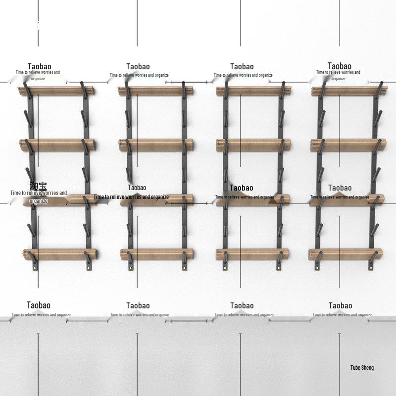 Wall-Mounted Drumstick Display Rack 