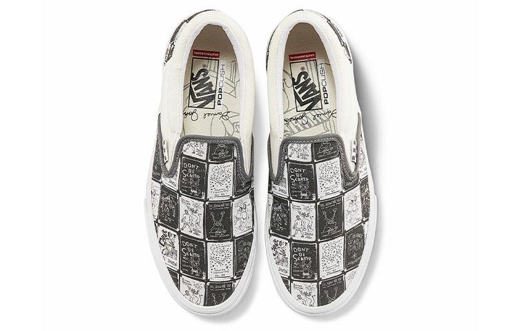 Слипоны Daniel Johnston x Слипоны Skate Vans 'Магнитофонная лента' VN0A5FCAAO7