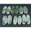 26-29 MM Natural Peace Jade Matched Pair oval Cabochon Gemstone 6 Pair Lot C-779