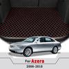Коврики в багажник автомобиля подходят для Hyundai Для Azera 2010 2009 2008 2007 2006 Задний вкладыш багажника Грузовые напольные коврики Аксессуары Продукты Детали