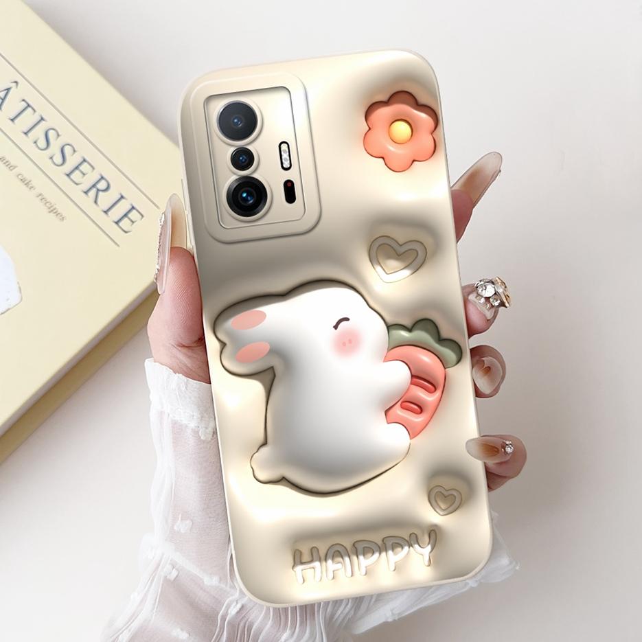 For Xiaomi 11T Pro Case Cute Dog Cartoon Cover Soft Silicone Phone Cases For Xiaomi Mi 11T Pro Mi11T 11TPro Fundas 6.67'' Bumper
