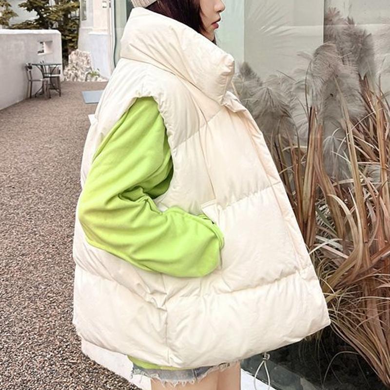 Женский зимний короткий хлопковый жилет «Джокер», свободная тонкая пуховая куртка с хлопковой подкладкой, пальто