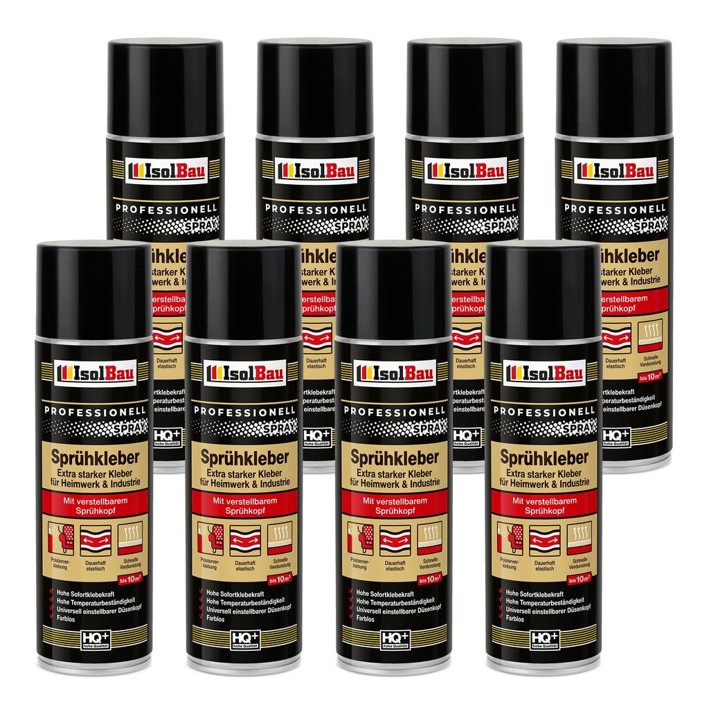 IsolBau Upholstery Spray Adhesive 8 x 500