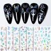 Excellent Nail Sticker Shining Surface Attractive 3D Visual Effect