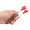 Portable Creative Small Palm Silicone Clip Non-Slip Stainless Steel Mini Food Kitchen Dishes Bbq Clip Kitchen Tool Tongs