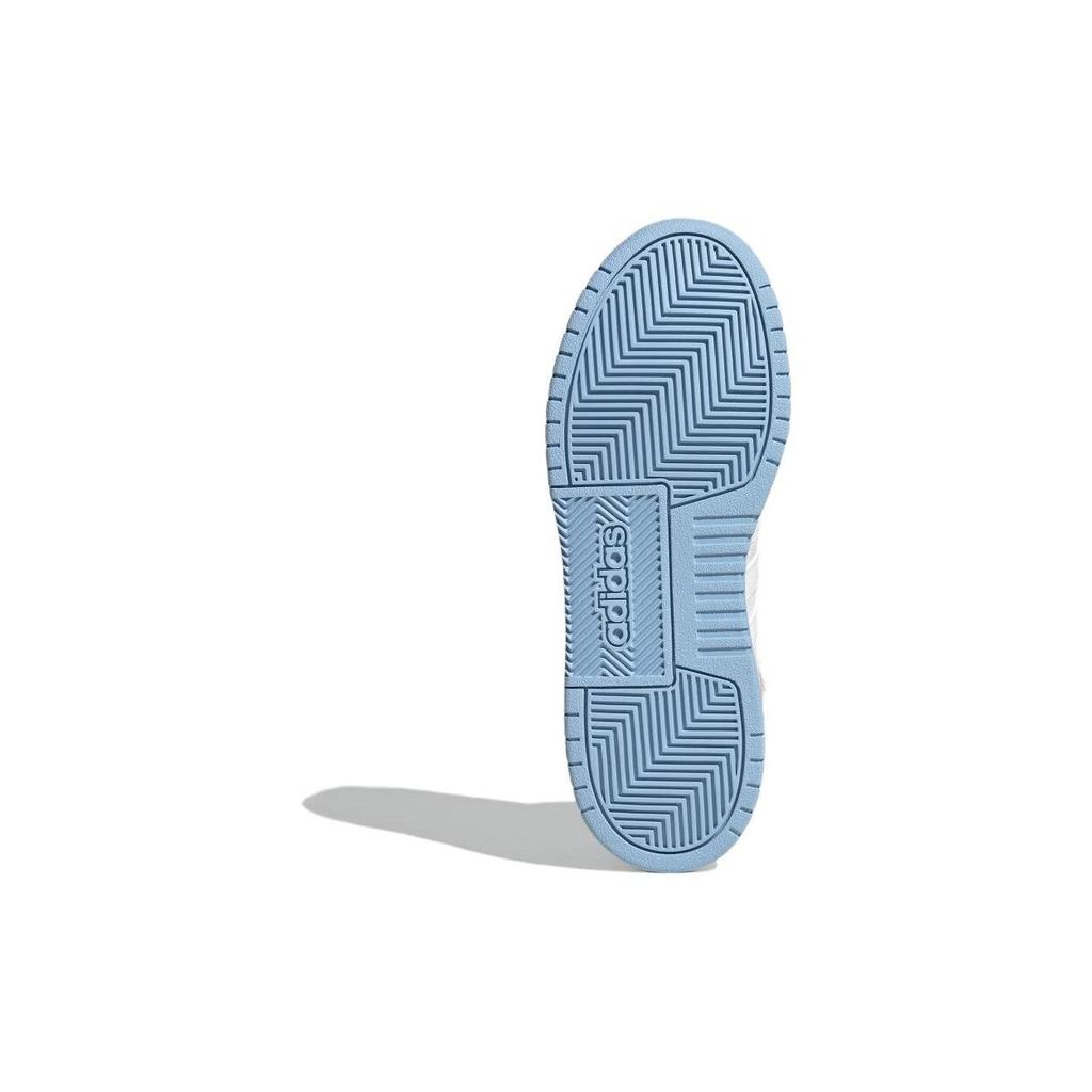 Adidas Neo Entrap Fabric Synthetic Leather Mid Comfortable Versatile High-Top Sneakers Unisex Sneakers Blue IE3906