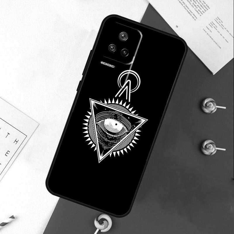 Чехол-крышка с символом Глаз Пирамиды для Xiaomi 13T 11T 12T 14T Pro 13 14 15 Ultra POCO X7 Pro X3 X5 X6 F5 F6 M6 Pro