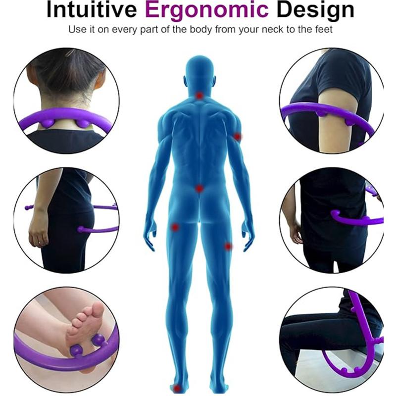 Massage Trigger Point Cane Self Massage Hook Cane Upgraded Full Body Trigger Point Cane Massage Tool Body Deep Tissue for for Deep Tissue Pain Relief