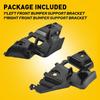 Front Bumper Support Retainer Bracket Set for 2011 2014 Volkswagen Jetta Pair 2x