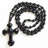 Classic Religious Style Fashion Pendant Amulet Jewelry Pendant Beaded Necklace New Cross  Christian