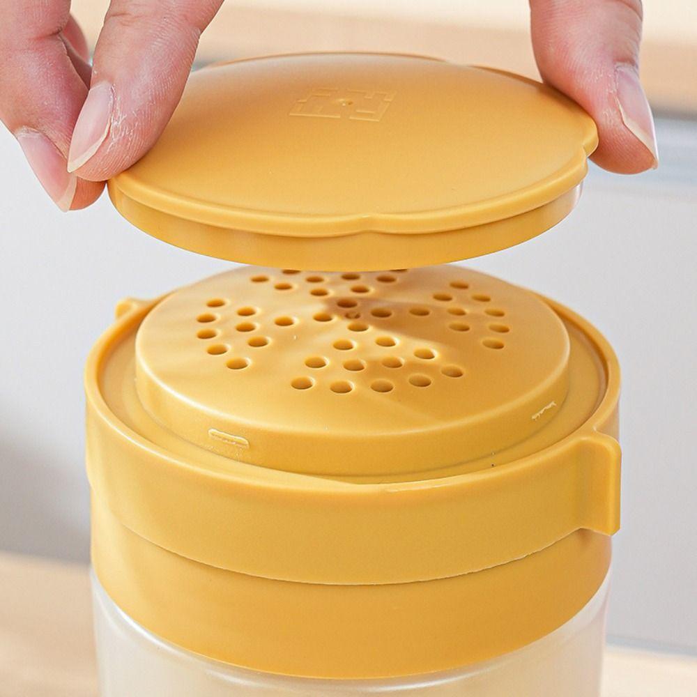 Scaled Frosting Dispenser Rotatable Lid Kitchen Condiment Container Baking Tool