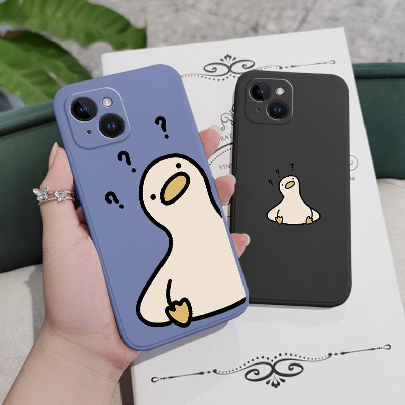 Чехол для телефона "Какая утка" для iPhone 17 17 Air 16 16e 15 14 13 12 11 Plus Pro Max Mini X XR XS Plus
