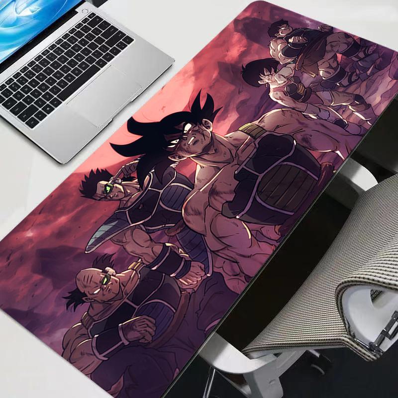 Large Gaming Keyboard Rug Laptop Japan Cool Anime Mouse Pad For LOL Black DBZ Dragon Ball Z Desk Mat PC Gamer Carpet Mousepad