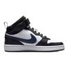 Nike Детские кроссовки Court Borough Mid 2 GS, белые, черные, красные, DO5889-161