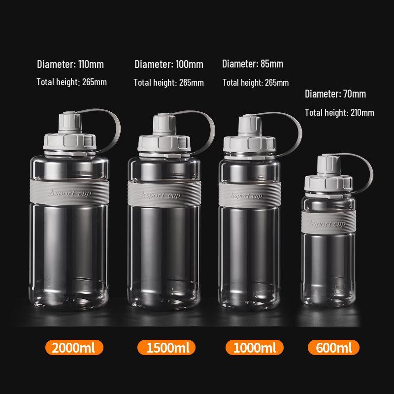 Large Outdoor Sports Water Bottle High-Temperature Resistant, 1.5L Portable Athletic Water Jug for Hiking Cycling Camping, BPA-Free Hydration Bottle