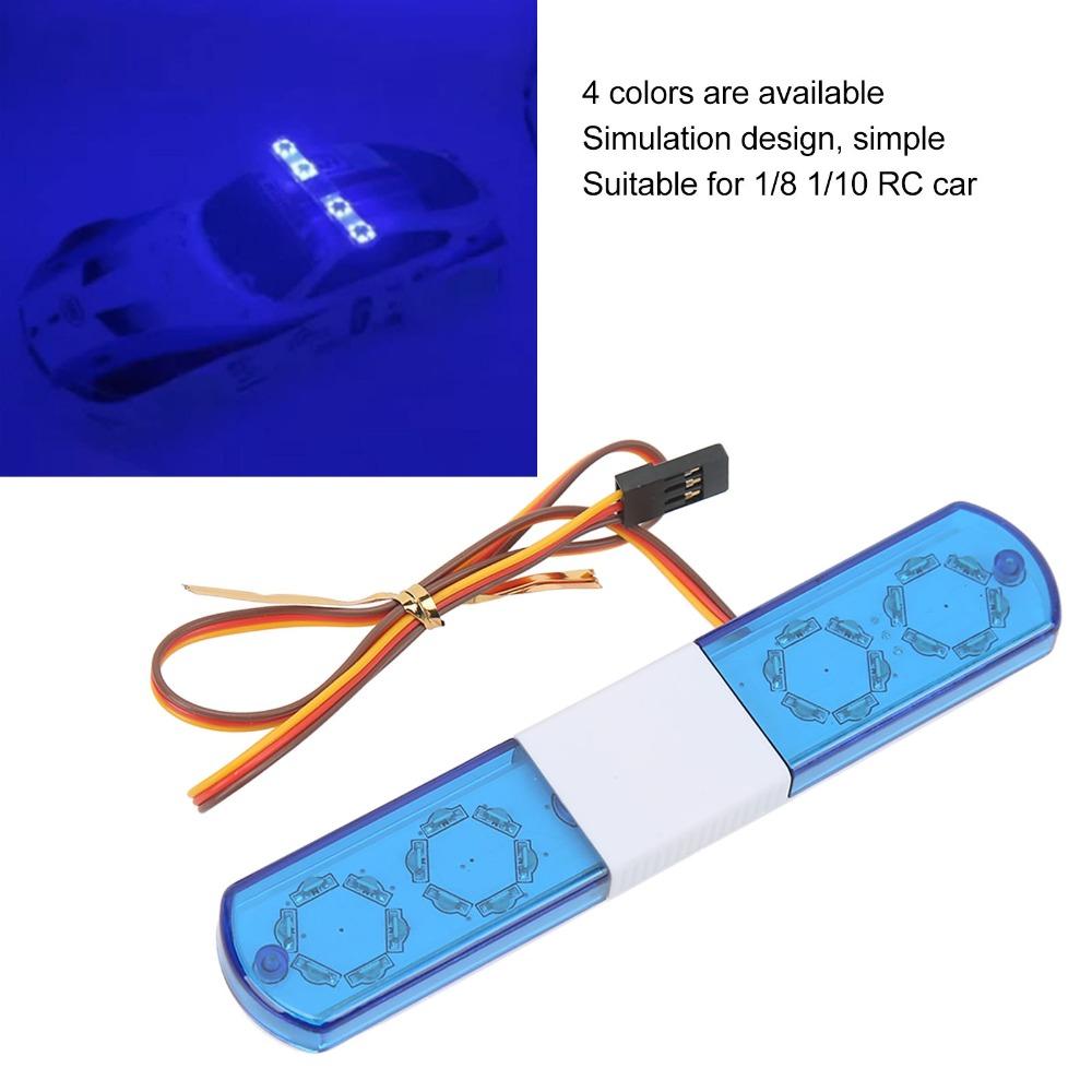 115mm RC Alarming Light Nine Flashing Modes Alarming Flash Lamp Light Bar Lamp RC Car Accessories
